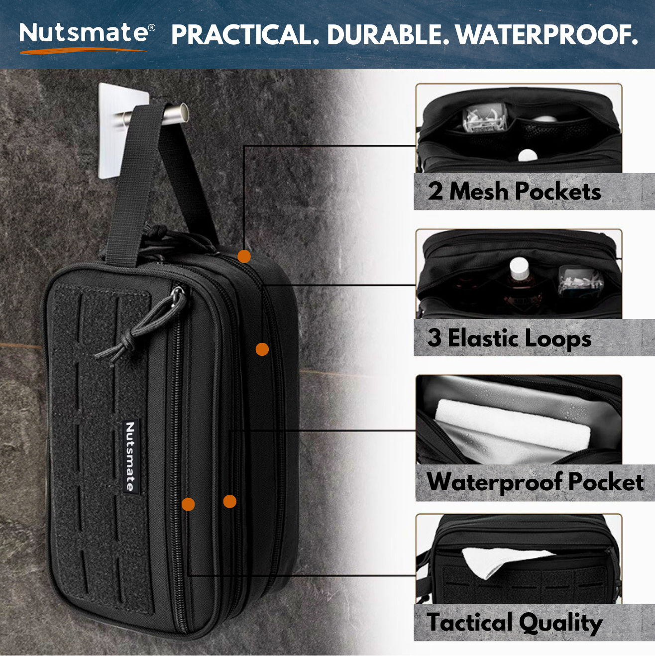Nutsmate Grooming Gear Bag