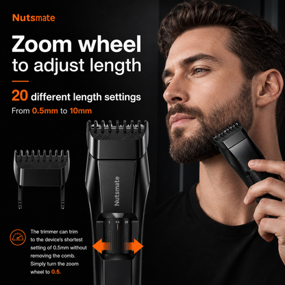 Nutsmate Beard Trimmer FULL KIT